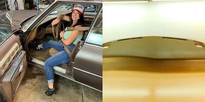 DASH PAD - BROWN - 1974 1975 1976 OLDSMOBILE 88 98 CUSTOM CRUISER 75ON1-8Z4 - Image 1 of 4