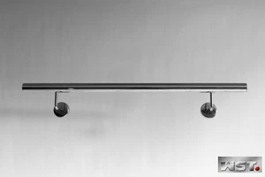 Hochglanz polierter Handlauf aus Edelstahl, V2A, gerade, Länge 1m, Ø 42mm  - Bild 1 von 1