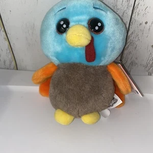 Peluche KellyToy Li’l Peepers LINDO PAVO NOGAL SUAVE 8" RELLENO Acción de Gracias Nuevo con Etiquetas - Imagen 1 de 6