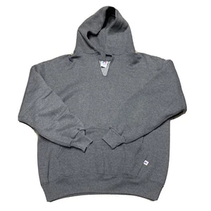 Vintage Made in USA Russell Athletic Gray Hoodie Sweatshirt Size XL 90s - Picture 1 of 11