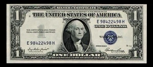 $1 1935-E Silver Certificates Blue Seal Uncirculated (B103) - Picture 1 of 2