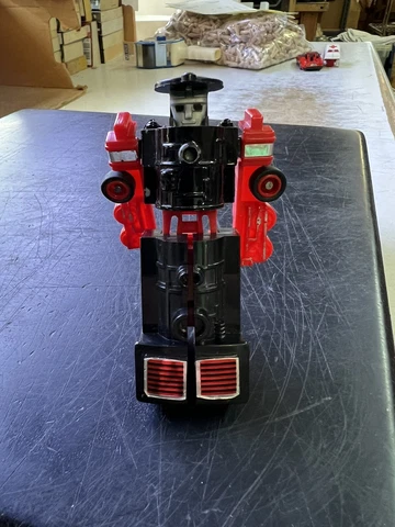 Dyna Bot Train Robot Macau Mc Toy Transformer Vintage Pull Back Cover