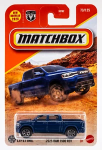 2025 Matchbox #73 2025 Ram 1500 REV HYDRO BLUE PEARLCOAT | FSC - Picture 1 of 1