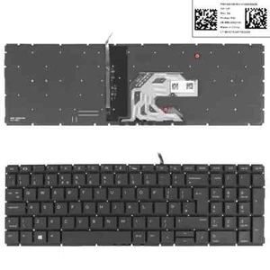 UK Laptop Keyboard for HP Probook 450 G6 455 G6 450R G6 Black with Backlit - Picture 1 of 5