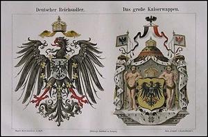 1890 ORIG. ANT.CROMOLITOGRAFIA *WAPPEN-STEMMI * Meyers. - Bild 1 von 1