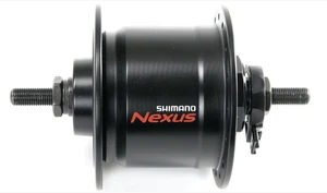Shimano Nabendynamo DHC3000 – 100 mm, 32 Loch, Schwarz, Vollachse - Bild 1 von 1