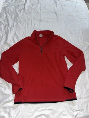 Nike Media Cremallera Therma Fit Jersey Rojo Grande Polar Foto 1 de 2