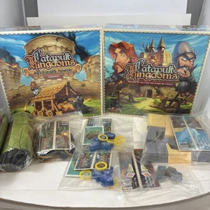 CATAPULT KINGDOMS 2 Games Original & Expansion Artificers Tower + Expansions New - Picture 1 of 14