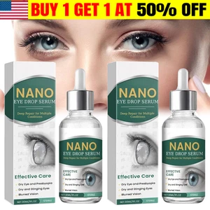 Nano Augentropfen Serum natürliches Nano Gleitmittel Augentropfen für trockene Augen Alterssichtigkeit USA - Bild 1 von 14