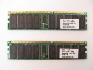 Sun X7704A-4 2GB DDR1 Memory Option, (2 � 371-1117 1GB DIMMs) 4z - Picture 1 of 3