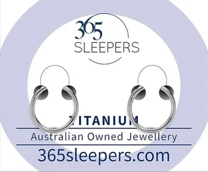 365 SCHLAFER TITAN AUSTRALISCHER BESITZ SCHMUCK OHRRING - Bild 1 von 2