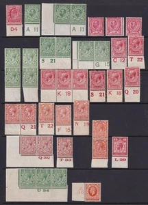 GB GV Mint Stamps, Controls. - Picture 1 of 5