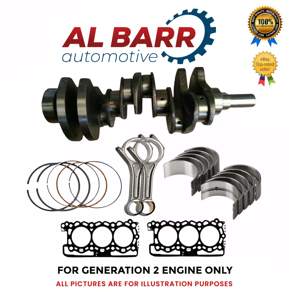 RANGE ROVER 3.0 CRANKSHAFT + LAND ROVER 306DT TDV6 ENGINE REBUILD PARTS - GEN 2 - Image 1 of 1