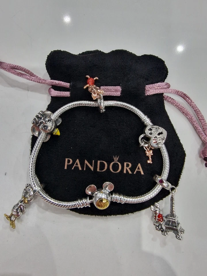 Pandora 19cm Disney 100th Anniversary Bracelet With Disney Charms - Image 1 of 4