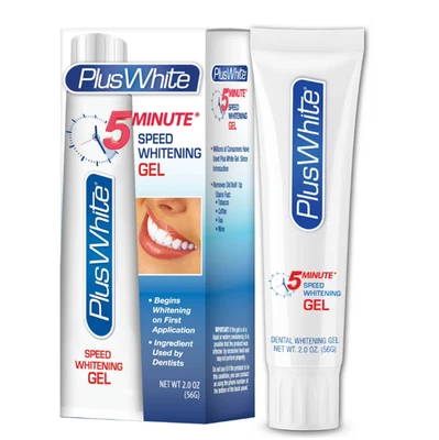 Gel blanqueador Plus White 5 minutos 2 oz | Blanqueador dental rápido | Elimina manchas... Foto 1 de 3