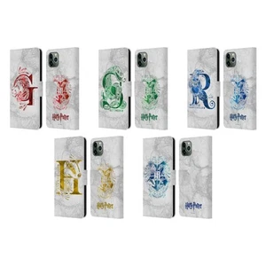 OFFICIEL HARRY POTTER DEATHLY HALLOWS IX ÉTUI COQUE EN CUIR POUR APPLE iPHONE - Photo 1 sur 11