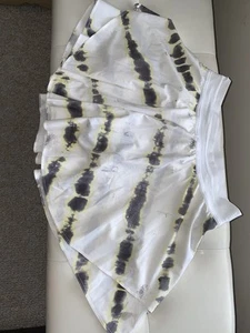 Lululemon Court Lined Rival Tennis Sports Skirt Shorts Skort White Tie Dye Size8 - Picture 1 of 6
