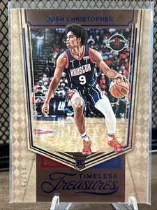 Josh Christopher 2021-22 Panini Chronicles Timeless Treasures Blue /99 #453 - Bild 1 von 2