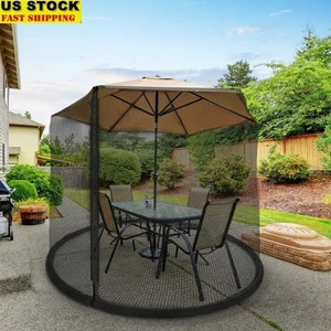 Moskitonetz 7,5 ’ Terrassenschirme Insektenschutz Sichtschutz Outdoor Esszimmer Neu - Bild 1 von 4