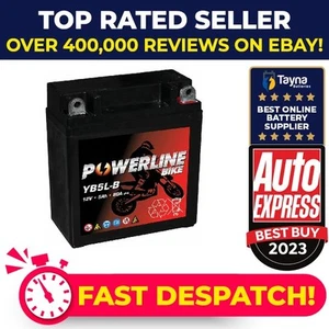 YB5L-B AGM Powerline Motorcycle Battery 12V 5Ah YB5LB GEL - Picture 1 of 3
