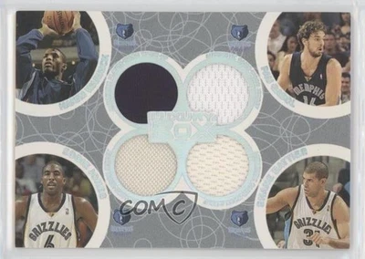 2005 Luxury Box Out Relics Shane Battier Hakim Warrick Pau Gasol Rookie RC HOF - Image 1 of 2
