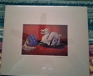 Drago asiatico Kiyoko 'Marbo' Barnard - artista stampa opaca FIRMATO - Foto 1 di 6