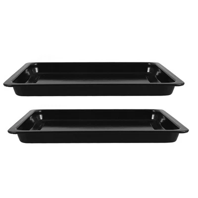  2 Pcs Ofenblech Tief Backofen Backformen Für Den Küchenbackschale - Bild 1 von 4