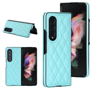 Stoßfeste schlanke PU Leder Rückseite Handy Hülle für Samsung Galaxy Z Fold7/6/5/4/3 - Bild 1 von 64