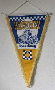 Vintage Hackney Hawks Speedway Pennant - Picture 1 of 3