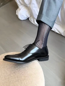 2 P Chaussettes nylon  socks sheer Noir T-39/42 Ref :V24 - Foto 1 di 13