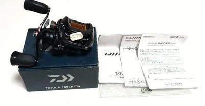 Daiwa TATULA 100SH-TW Baitcasting Reel 20lb Line, Used, No Customs Fees US - Image 1 of 4