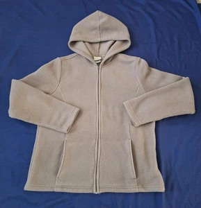 LL Bean Fleecejacke Damen Med Full Zip Hoodie leichte Taschen Polartec - Bild 1 von 22