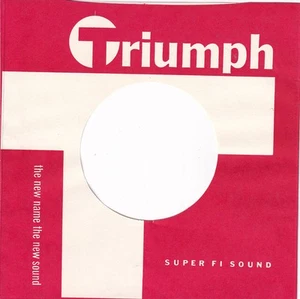 Triumph BigBoppa Reproduction Company Record Sleeves (5 Pack) - Picture 1 of 2