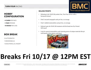 Taylor Gray2025 Panini Turn Four NASCAR 1x Case Break #1 - Bild 1 von 1