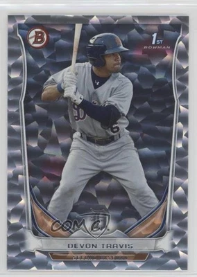 2014 Bowman Prospects Silver Ice Devon Travis #BP33 - Image 1 of 2