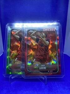 2025 Topps Chrome Sapphire Edition Zach LaVine Refractor Red True /5 + /99 Bulls - Picture 1 of 17