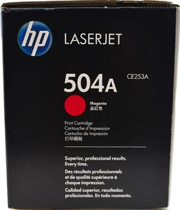 HP Laserjet 504A Druckerpatrone Magenta CE253A - Bild 1 von 3