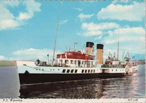 P.S. Waverly Ship Continental Chrome Postcard - Picture 1 of 2
