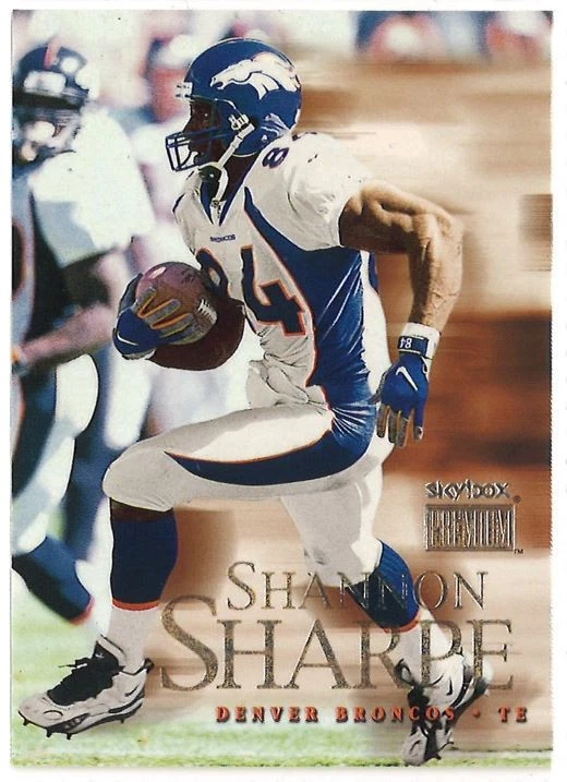 1999 Skybox Premium #135 - Shannon Sharpe - Image 1 of 2