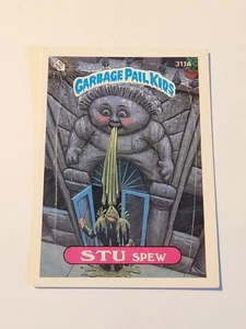 #311a Stu Spew GPK 1987 Topps Garbage Pail Kids Sticker - Picture 1 of 2