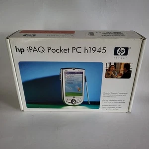 HP iPAQ Pocket PC H1945 266 MHz 64 MB RAM 3,5 pollici TFT a colori LCD con tutto incluso Y2K - Foto 1 di 5