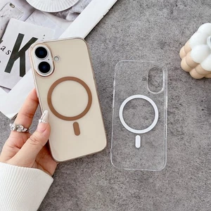 Funda rígida delgada magnética a prueba de golpes para iPhone 15 Pro Max 16e 14 13 12 11 - Imagen 1 de 43