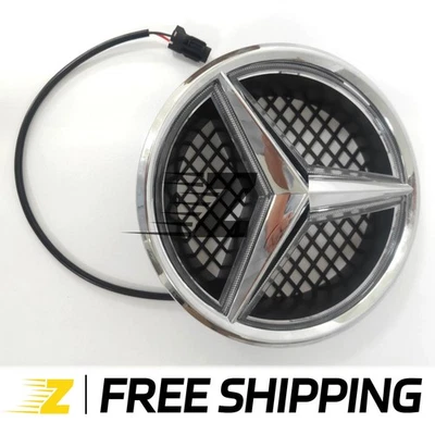 Emblema LED para Mercedes Benz Iluminado Logo Estrella Insignia Parrilla Delantera Zeomoto Z7 Foto 1 de 4