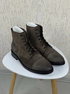 Thursday Boot Co Mens Size 12.5 Driftwood Captain Lace Up Brown Leather Handmade - Picture 1 of 19