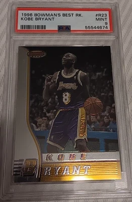 1996 年 Bowman's Best 新秀 Kobe Bryant #R23 PSA 9 — 第 1/2 张图片