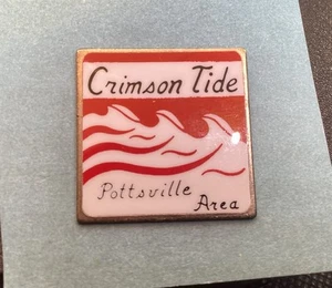 Alabama Crimson Tide Pottsville Area Lapel Hat Pin Union Made - Picture 1 of 7