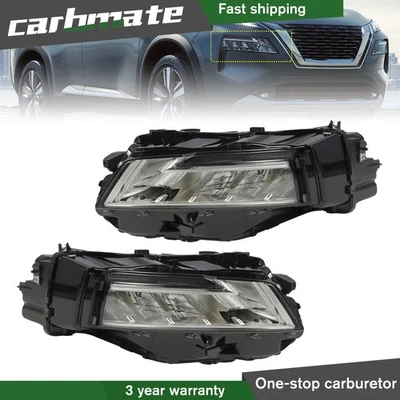 For 2021-2023 Nissan Rogue LED Headlights Headlamp Driver Passenger Side LH+RH - Image 1 of 4