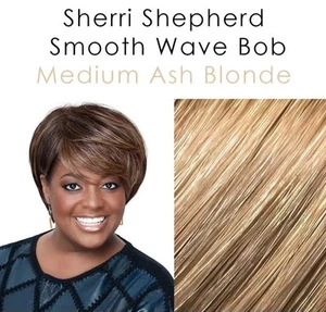 NOW LUXHAIR Smooth Wave Bob Wig Medium Ash Blonde Hair NWT NEW FREE SHIP - Picture 1 of 4