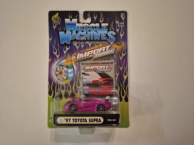 Sintonizador de importación Muscle Machines 97 Toyota Supra T02-24 púrpura Foto 1 de 3