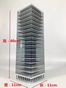 Modellino edificio scena architettura informazioni aziendali moderne città scala 1/150 N - Foto 1 di 26
